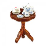 Tea Table with Rose Tea Set